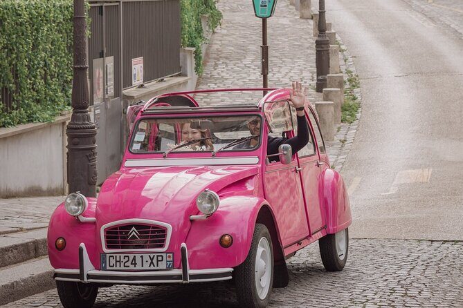 1h30 Private Guided Tour in a Pink Citroën 2CV - Saint-Germain-des-Prés and Notre-Dame: Two Left Bank Icons in Tight Time