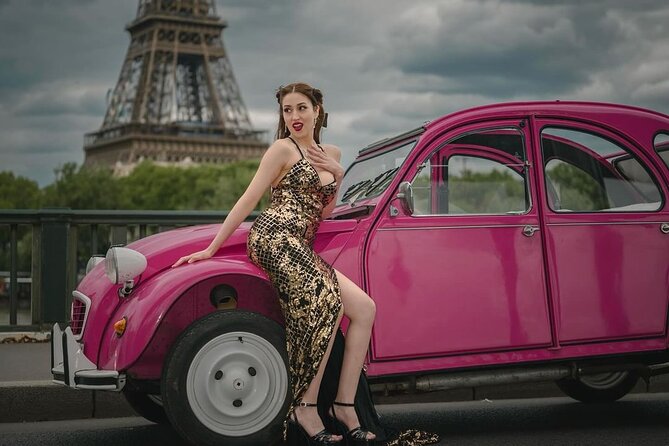 3H Champagne Tour Through Paris by Night in a Pink Citroën 2CV - Invalides and Saint-Germain-des-Prés: Two Very Different Paris Vibes