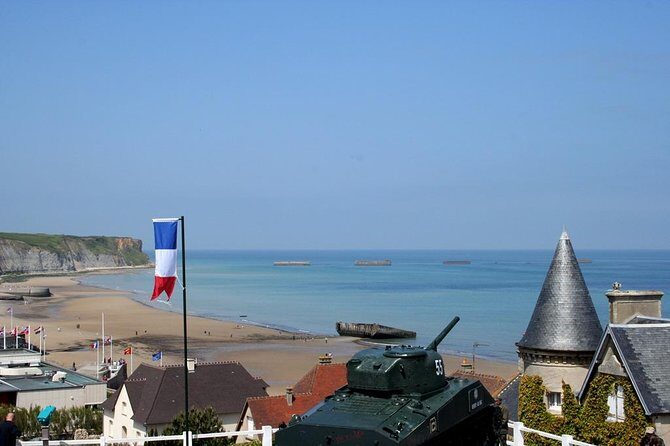 A Day in Normandy Landing Beaches of WWII with Private Guide - The landing beaches circuit and Arromanche: where “temporary” became permanent
