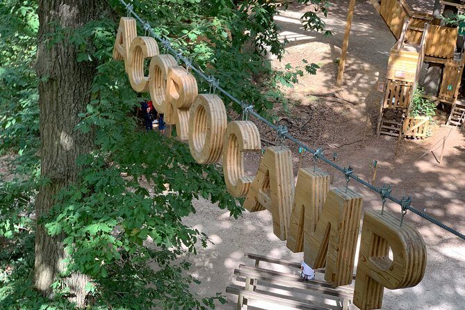 Accrobranches course in the middle of the forest in Saint-Germain-en-Laye - Small group dynamics: why max 10 travelers matters