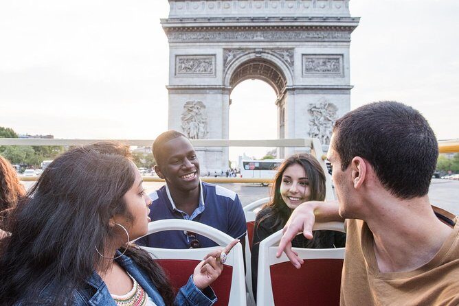 Arc de Triomphe Self-Guided Ticket & Big Bus Hop-On Hop-Off - Arc de Triomphe: Rooftop views and what to expect inside
