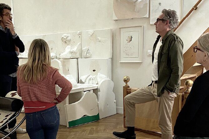 Artistic Immersion: Meet Franck SADOCK in his Studio - Where the visit happens: 3 Rue Ballu, 75009 Paris