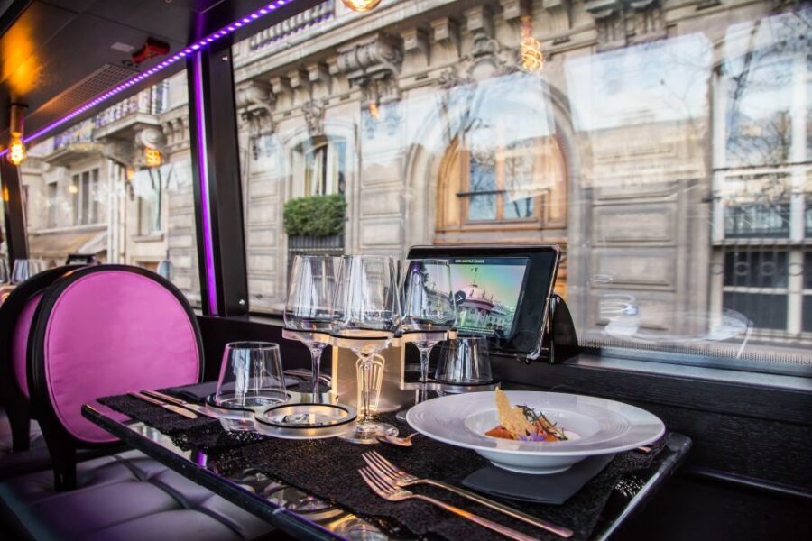 Bus Toqué Champs Elysées Tour w/ 3-Course Dinner & Champagne - Who should book this Bus Toqué Champs-Élysées tour