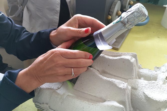 Champagne Lamiable: Make your own Champage bottle ! - The process finish: disgorge your own half bottle