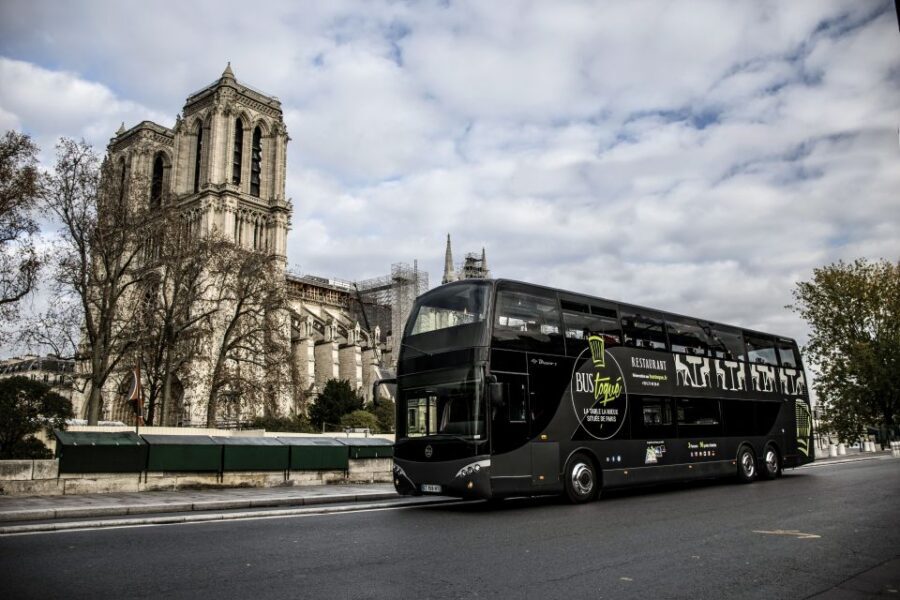 Champs Elysées Bus Toqué Lunch w/ a Glass of Champagne - Boarding at 12:30 PM: what to do before you roll