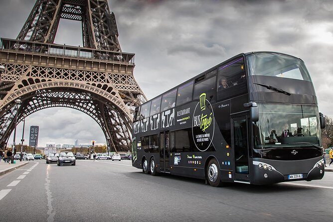 Champs-Elysées Lunch and Champagne on a Panoramic Bus - Following the Route: From Concorde to Notre-Dame in One Shot