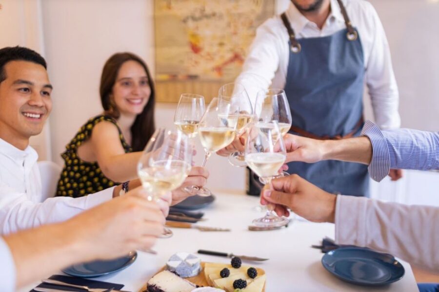 Cheeses and Wines Tour de France with Tasty Games - How Hervé teaches pairing: how to match flavors, not just names