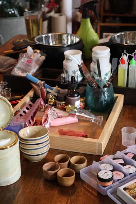 Customised lipstick workshop - Paris 1er - Finding Kimiko Craft in Paris 1er and settling in quickly