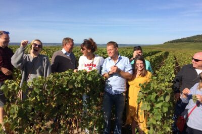 Discover Champagne in half a day in a Van - Cumières independent winemaker stop: cellar access plus your first tasting set