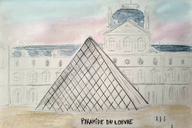 Drawing workshop/creative notebook & cultural walk in the Tuileries - Small-group coaching with Evelyne and Romain
