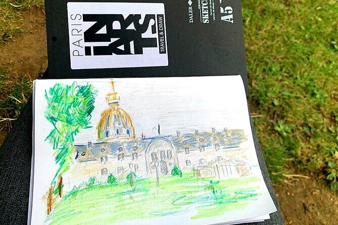 Drawing workshop/creative notebook during a walk from the Invalides to the Petit Palais - What to bring and wear for this partly outdoor session