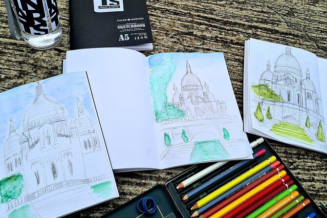 Drawing workshop / creative notebook during an unusual walk in Montmartre - Au Lapin Agile: Cabaret Energy at the Foot of the Vineyards