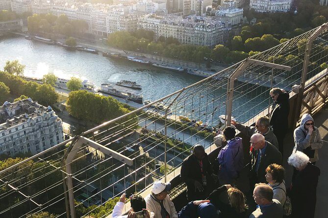 Eiffel Tower Pre Booked Ticket by Lift with Summit Options - First and Second Floors: The Best Part of the View Plan