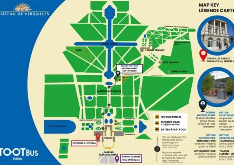 Excursion from Paris to Versailles Palace by Tootbus - Trianon estate: a different side of Versailles