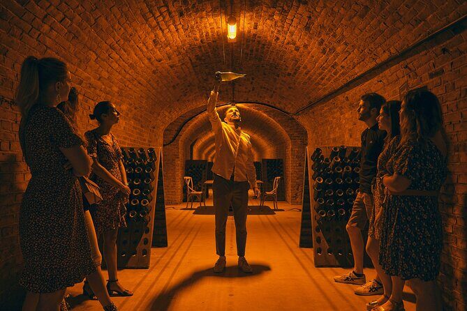 From Epernay: Champagne Small-Group tour with tastings & Lunch - Ay-Champagne tasting-led lunch: learning with your fork