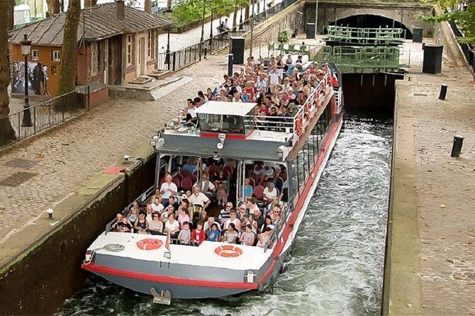 Guided Cruise The Old Paris on Canal Saint Martin - Canal de l’Ourcq and the rue de Crimée lift bridge: industrial Paris still working