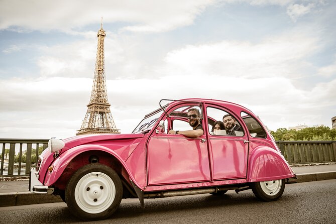 Half Day Private Tour in Paris with Pink Citroen 2CV - Arc de Triomphe and the Champs-Élysées: big views, short exits