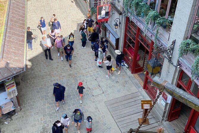 Mont Saint-Michel Small-group 2 to 7 people from Paris - Arriving at Mont Saint-Michel: the Abbey first, village time second