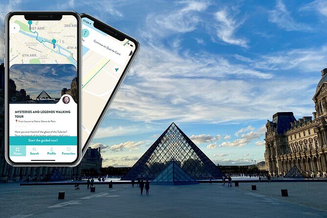 Mysteries & Legends, smartphone audioguided walking tour - A smartphone ghost story through Paris center