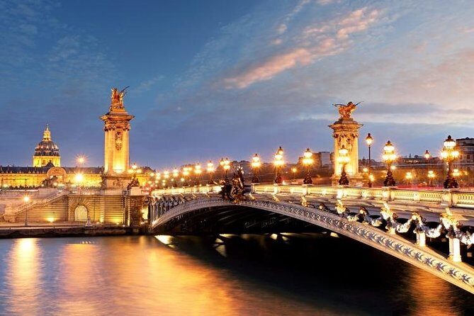 Night Paris / duration 2h - from 1 to 6 passengers - Petit Palais, Grand Palais, and the Alexandre III bridge