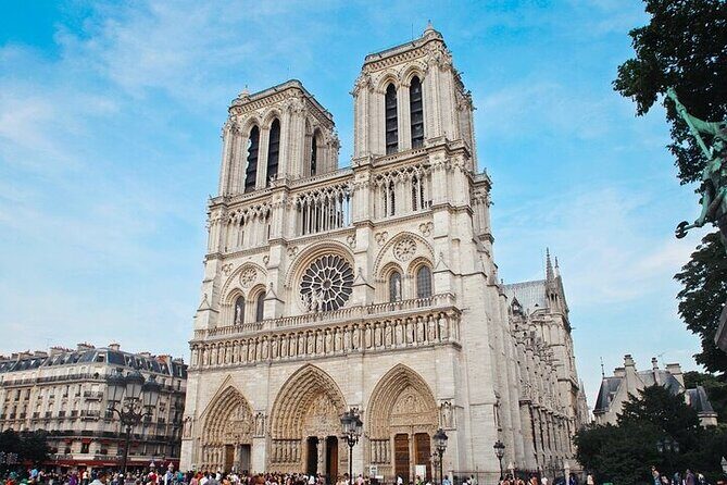 Notre Dame Surroundings with Entry Ticket to Archeological Crypt - Two stops on Île de la Cité: façade story, crypt reality