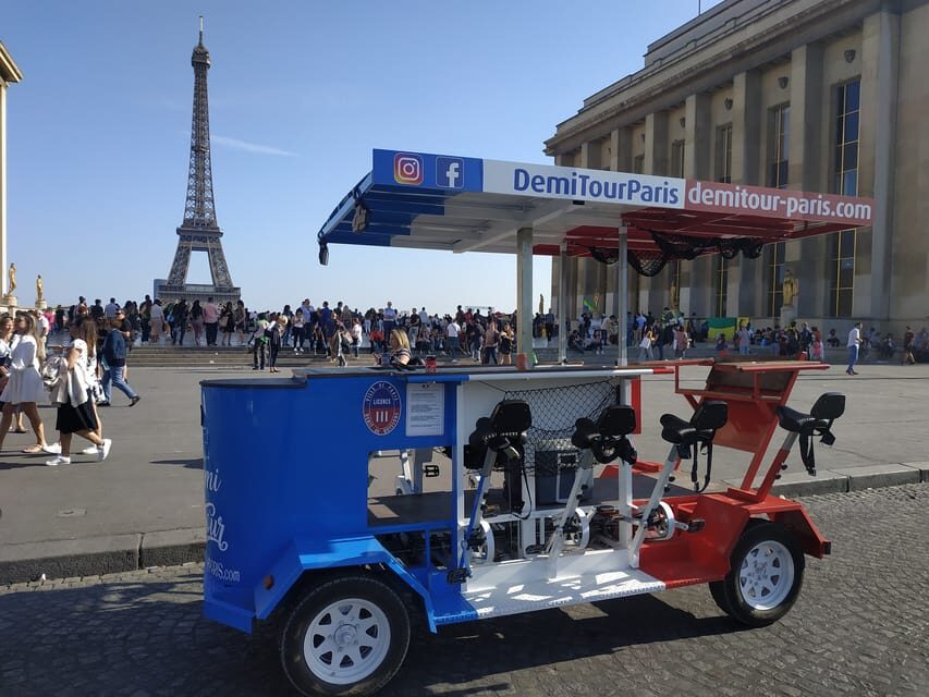Paris: 1.5-Hour Eiffel Tower Beer Bike Tour - A Beer Bike Bar With Eiffel Tower Views That Move