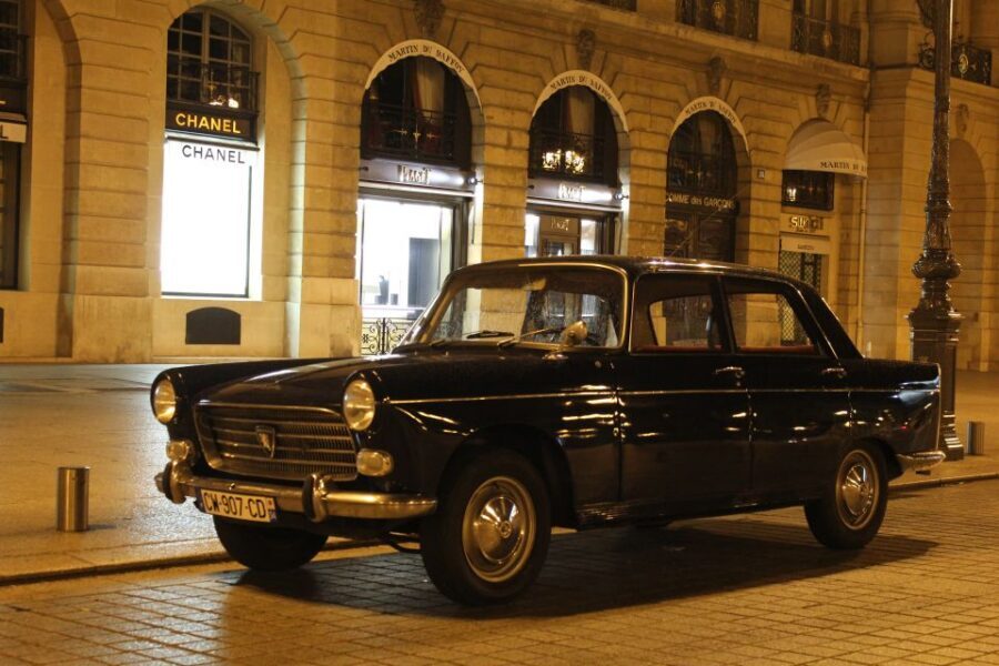 Paris: 1.5-Hour Vintage Car Night Tour - Place des Vosges: macaroon tasting with architecture you can actually slow down for
