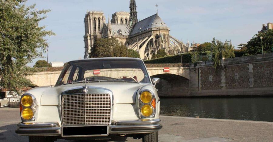 Paris: 2.5-Hour Guided Vintage Car Tour and Wine Tasting - A 1970 Mercedes 280 SE is the best excuse to slow down