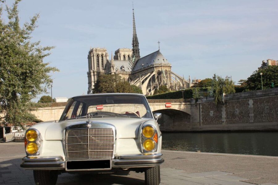Paris: 2.5-Hour Guided Vintage Car Tour and Wine Tasting - Wine tasting in Latin Corner: 30 minutes, a French specialist, and real value