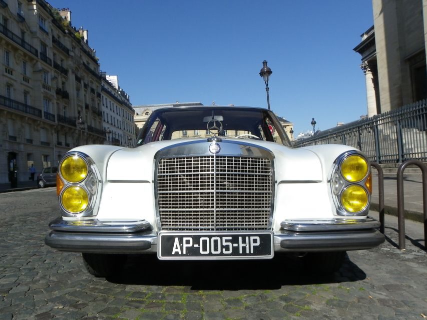 Paris: 2.5-Hour Guided Vintage Car Tour and Wine Tasting - Who should book this vintage car and wine tour?