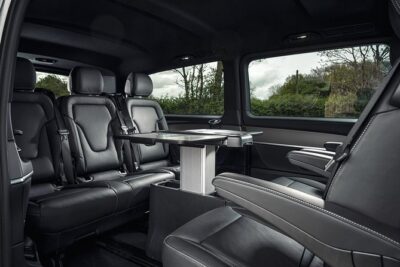 Paris Airport Transfer: Paris Airport CDG to Paris by Luxury Van - Inside the Mercedes EQV / Class V: Comfort, safety, and small perks that matter