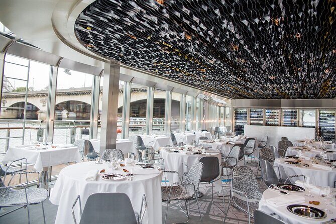Paris at the First Lodges - Ducasse sur Seine Lunch Cruise - The wine list: nearly 100 choices, but drinks cost extra