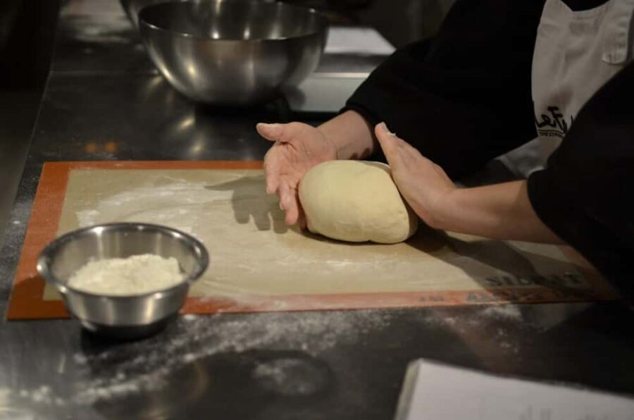 Paris: Baguette and French Breads Class - The dough stage: measuring and mixing with purpose