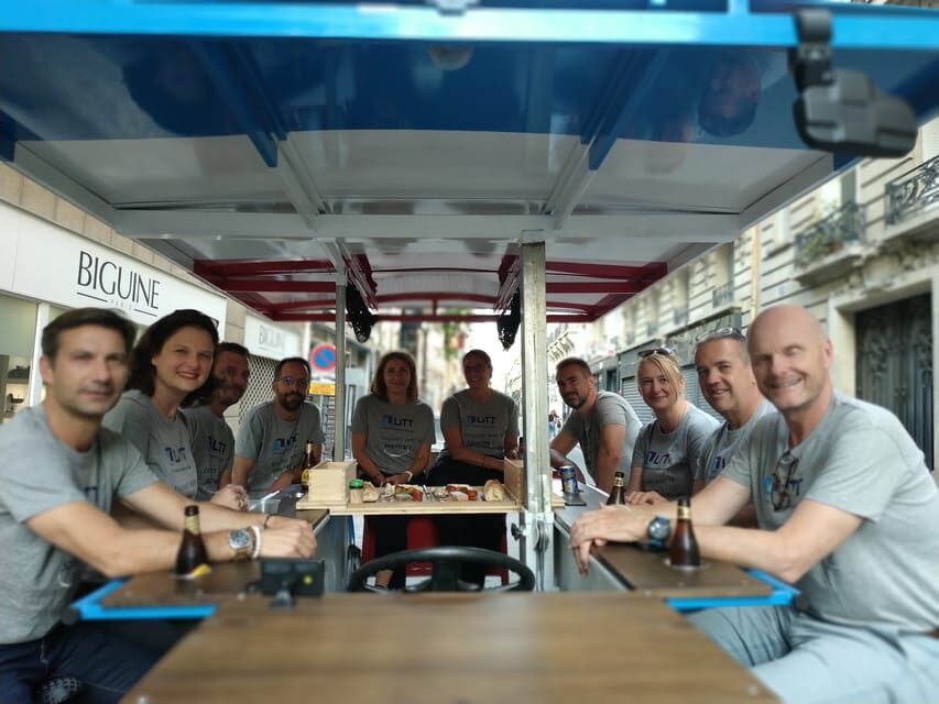 Paris: Beer Bike Bar With Drinks Included - Cycling toward the 16th: Foch Garden and calmer sightseeing