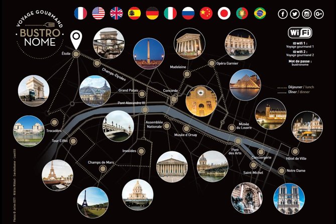 Paris Bustronome Gourmet Sightseeing Dinner on a Panoramic Bus - Stop-by-Stop: Eiffel Tower Break, Notre-Dame Parvis, Louvre and the Palaces