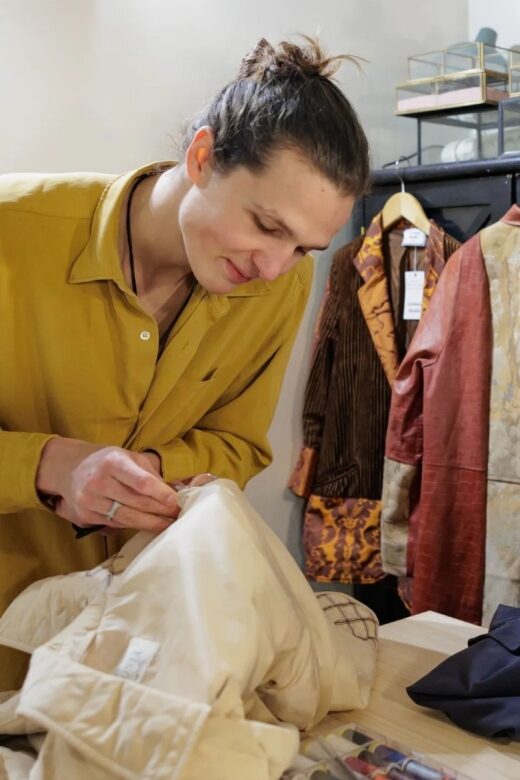 Paris: Couture workshop, upcycle your own jacket - A Paris atelier where upcycling feels like real couture work