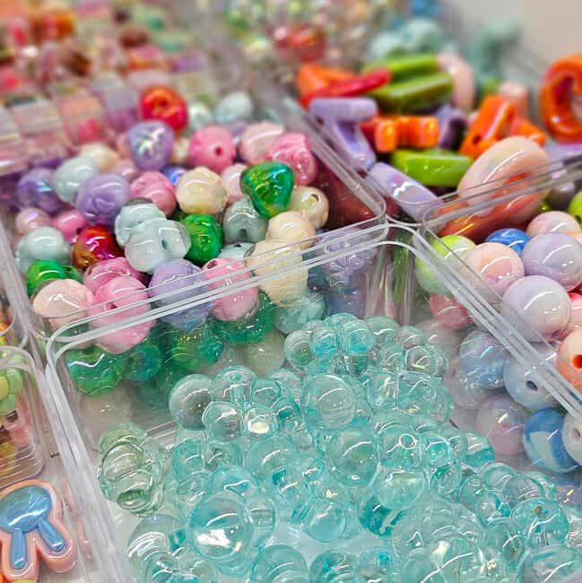 Paris: Create your phone strap, bag or keychain - Picking Beads and Figurines: Where the Fun Lives