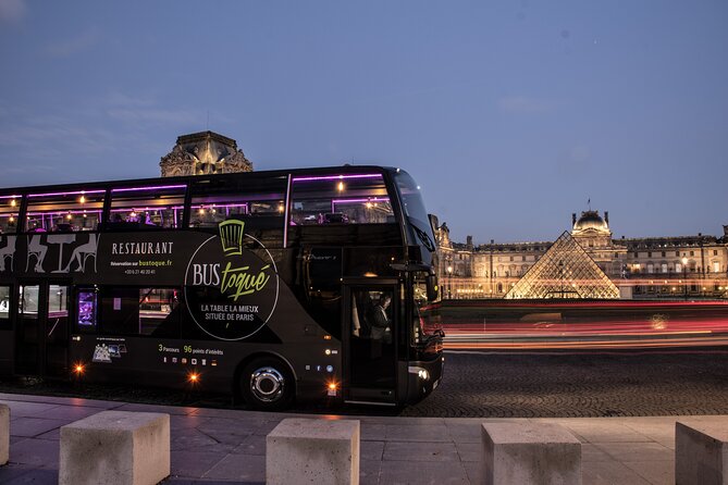 Paris Dinner Bus Toque with Wine Tastings from Champs-Elysees - The panoramic setup: how the bus turns into your private viewing deck