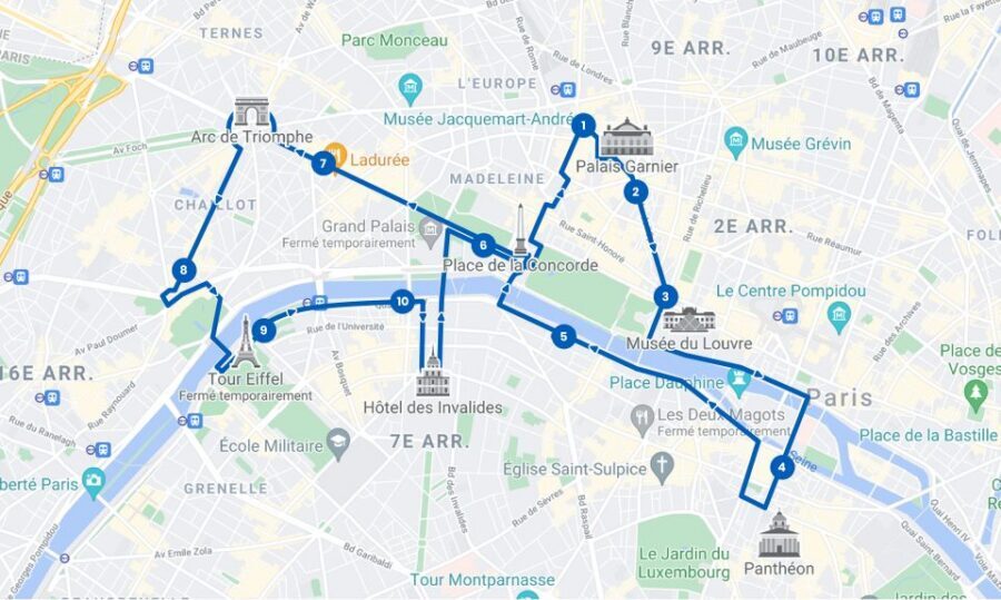 Paris: Discovery Hop-On Hop-Off and Paris by Night Tour - The themed walking tours: small extras that make the day tour feel like more