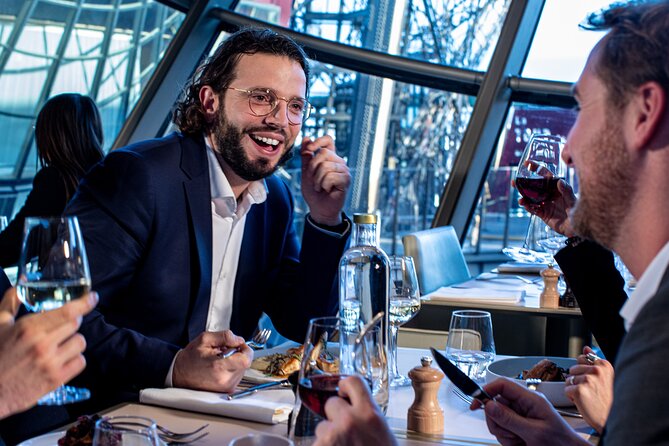 Paris Earliest Lunch at Eiffel Tower Madame Brasserie Restaurant - After Lunch: First-Floor Eiffel Tower Time