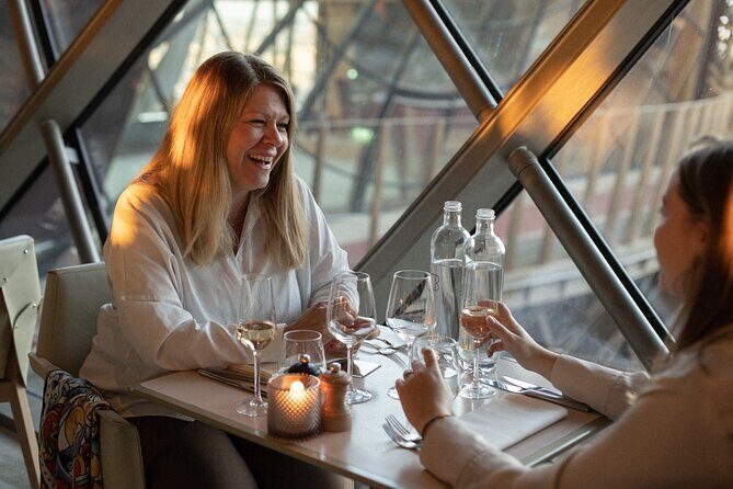 Paris Early Evening Dinner at Eiffel Tower's Madame Brasserie - Seine-View Seating: When the Table Location Becomes the Star