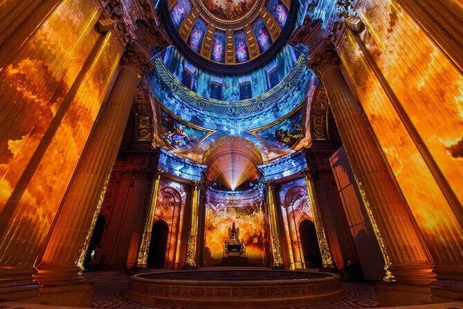 Paris Entrance Ticket to the Aura Invalides Immersive Show - The walk-through format: stairs, standing time, and cold air