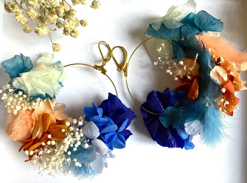 Paris: Floral Earrings workshop - Kimiko Craft Paris and the small-group, calm vibe