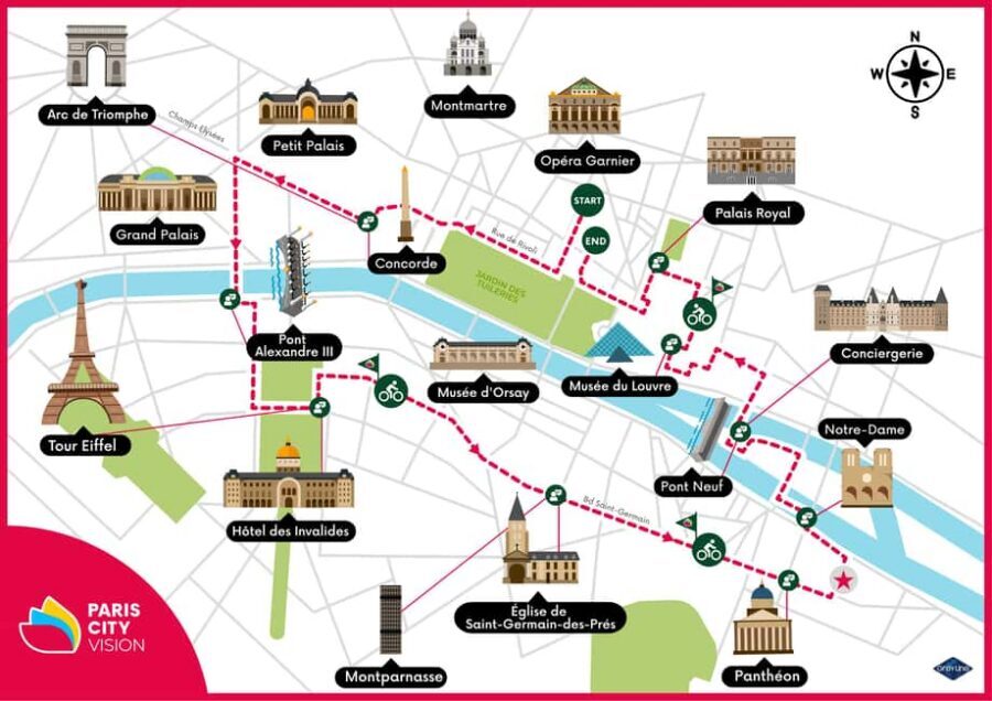 Paris Guided Bike Tour - Where you meet and how the 3-hour plan stays organized