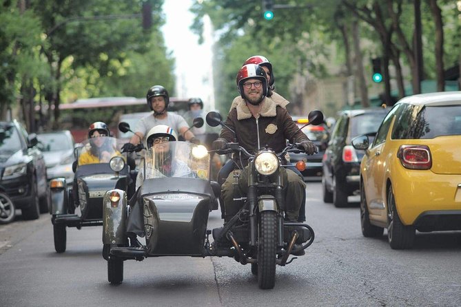 Paris Highlights city tour on a vintage Sidecar Motorcycle - Meeting at Place Saint-Michel: your starting point and first views