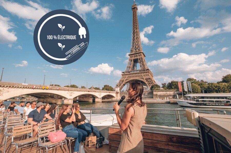 Paris: Live Guided Cruise with Crepe and Soft Drink - Where you meet the boat near the Eiffel Tower dock