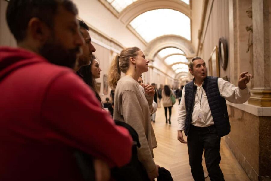 Paris Louvre Exclusive Semi Private Guided Tour Max 6 People - Entering Near the Louis XIV Horse Statue (Meeting Point Clarity)