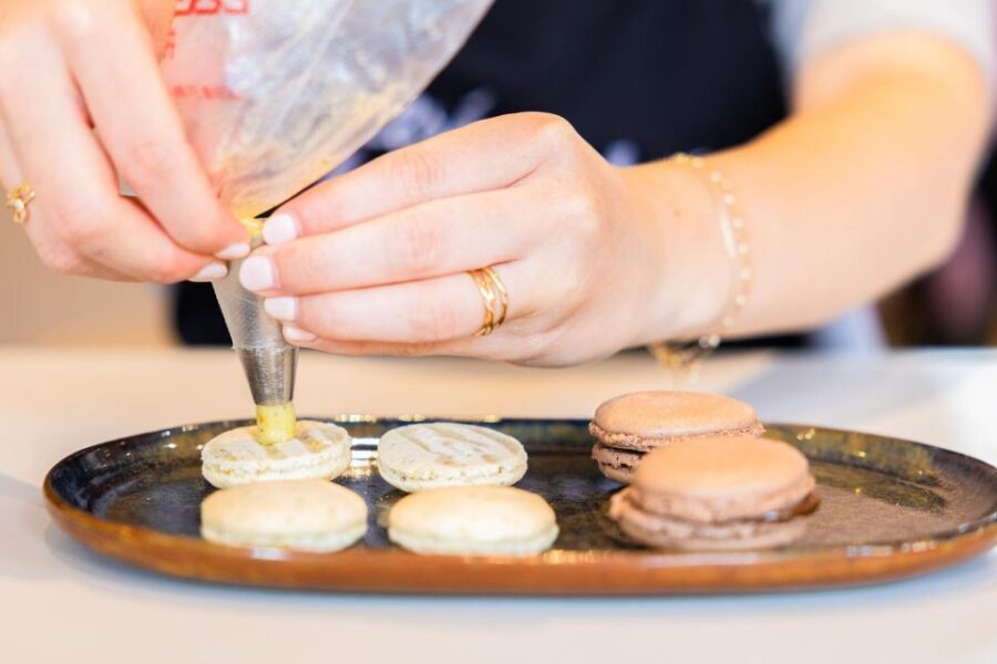 Paris: Macaron Class at Galeries Lafayette - The flavors and ingredient story: organic produce, classic pairings