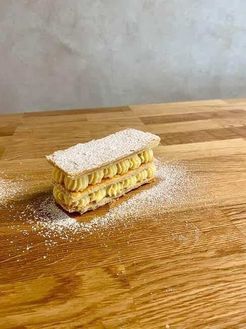Paris: Millefeuille baking class with a chef - Pastry cream: making it smooth enough to spread