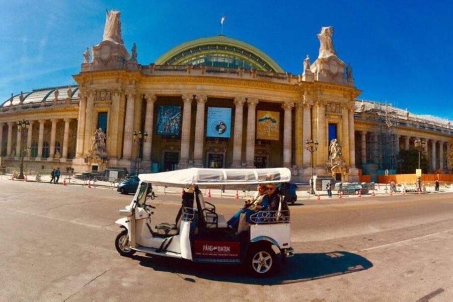 Paris: Most Iconic Monuments Guided Tour by Tuk Tuk - Opéra Garnier and Place Vendôme: elegance at street level